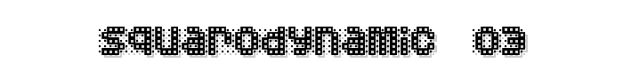Squarodynamic  03 font